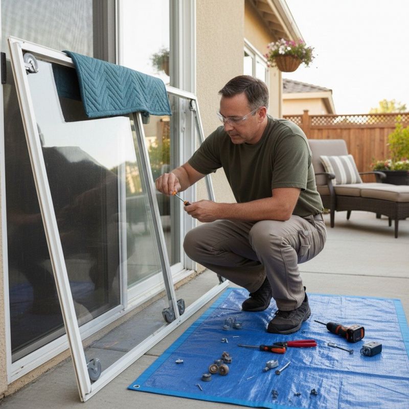 Folding Door Repair